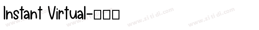 Instant Virtual字体转换